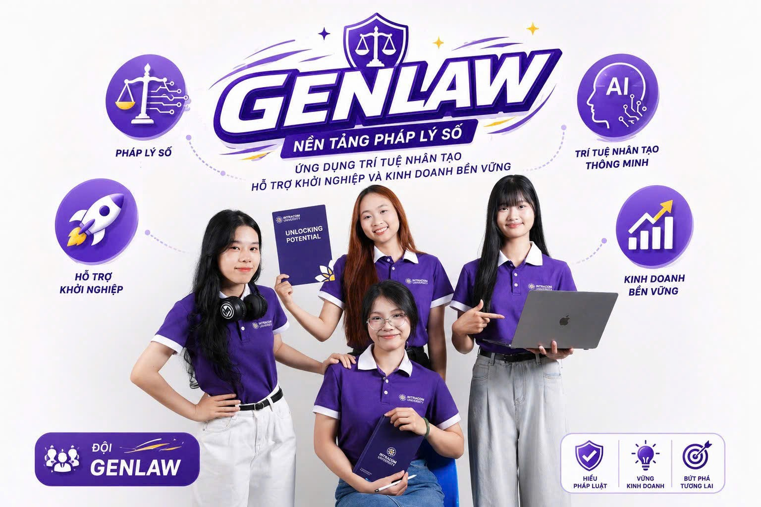 Đội GENLAW của IESC Hub giới thiệu nền tảng pháp lý số